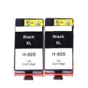 Komplet HP 920XL / Officejet 6500, 7000, 7500 kompatibilni kartuši (2)  - 2 × črna XL