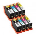 Komplet Lexmark 8 × 100XL kompatibilne kartuše (8) - 2× črna, 2× cyan, 2× magenta, 2× rumena