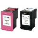 Komplet HP 901XL + HP 901 / SD519AE kompatibilni kartuši (2) - črna XL, barvna XL