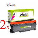 Komplet Brother TN-2320 / DCP-L2500, L2520, L2540, L2560, L2700 / HL-L2300, L2320, L2340, L2360, L2365, L2380 / MFC-L2700, L2720, L2740 kompatibilna tonerja (2) - 2 × črna