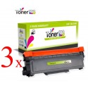 Komplet Brother TN-2320 / DCP-L2500, L2520, L2540, L2560, L2700 / HL-L2300, L2320, L2340, L2360, L2365, L2380 / MFC-L2700, L2720, L2740 kompatibilni tonerji (3) - 3 × črna