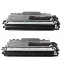 Komplet Brother TN-2220 / TN-2210 / DCP 7060, 7065, 7070 / HL 2240, 2250, 2270 / MFC 7360, 7362, 7460, 7470, 7860 kompatibilna tonerja (2) - 2 × črna XXL