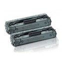 Komplet HP 92A / C4092A / LaserJet 1100, 3200 kompatibilna tonerja (2) - 2 × črna