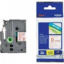 Brother TZe-222 / TZ-222 trak 9mm - rdeč izpis / bel trak (original)