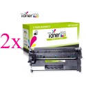Komplet HP 149X / W1490X / 149A / W1490A LaserJet Pro 4002dn, 4002dw, 4102dw, 4102fdn, 4102fdw kompatibilna tonerja (2) - NE DELA NA TISKALNIKIH KI IMAJO NA KONCU OZNAKO E - 2 × črna XL