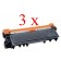 Komplet Brother TN-2420 / DCP - L2510, L2530, L2537, L2550 / HL - L2310, L2350, L2357, L2370, L2375 / MFC - L2710, L2730, L2735, L2750 kompatibilni tonerji (3) - 3 × črna XL