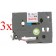 Komplet Brother TZe-242 / TZ-242 / PT / P-Touch 18mm kompatibilni trakovi (3) - rdeč izpis / bel trak