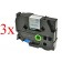 Komplet Brother TZe-243 / TZ-243 / PT / P-Touch 18mm kompatibilni trakovi (3) - moder izpis / bel trak