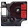 Kompatibilen trak za Dymo D1 45807 / LabelManager / LabelPoint / LabelWriter / Rhino / MobileLabeler 19mm (3/4") x 7m - črn izpis / rdeč trak