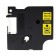 Kompatibilen trak za Dymo D1 45808 / LabelManager / LabelPoint / LabelWriter / Rhino / MobileLabeler 19mm (3/4") x 7m - črn izpis / rumen trak