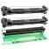 Komplet Brother TN-1030 + DR-1030 / TN-1050 + DR-1030 / DCP-1510, DCP-1512, DCP-1610 / HL-1110, HL-1112, HL-1212 / MFC-1810, MFC-1815 kompatibilna tonerja (2) + boben - 2 × črna XL + boben