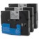 Komplet Brother TZe-121 / TZ-121 / PT / P-Touch 9mm kompatibilni trakovi (3) - črn izpis / prozoren trak