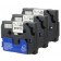 Komplet Brother TZe-241 / TZ-241 / PT / P-Touch 18mm kompatibilni trakovi (3) - črn izpis / bel trak