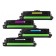 Komplet HP 507X + HP 507A (C,M,Y) / CE400X + CE401A + CE402A + CE403A / Laserjet M551, M570, M575 kompatibilni tonerji (4) - črna, cyan, magenta, rumena