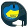 Kompatibilen LT trak za Dymo 91202 / S0721620 / Letratag LT-100H, LT-100T, LT-110T, QX 50, XR, XM, 2000 12mm x 4m (1/2" x 13") - črn izpis / rumen trak