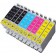 Komplet Epson T0551 + T0552 + T0553 + T0554 kompatibilne kartuše (10) - 4× črna, 2× cyan, 2× magenta, 2× rumena
