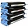 Komplet HP 124A / Q6000A + Q6001A + Q6002A + Q6003A / Laserjet 1600, 2600, 2605, CM1015, CM1017 kompatibilni tonerji (4) - črna, cyan, magenta, rumena