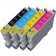 Komplet Epson T0556 / C13T05564010 / T0551 + T0552 + T0553 + T0554 kompatibilne kartuše (4) - črna, cyan, magenta, rumena