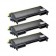 Komplet Brother TN-2000 / DCP 7010, 7025 / HL 2030, 2032, 2040, 2070 / MFC 7220, 7225, 7240, 7290, 7420, 7820 kompatibilni tonerji (3) - 3 × črna XL