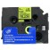 Kompatibilen trak za Brother TZe-C21 / TZ-C21 / PT / P-Touch 9mm - črn izpis / fluorescenčno rumen trak